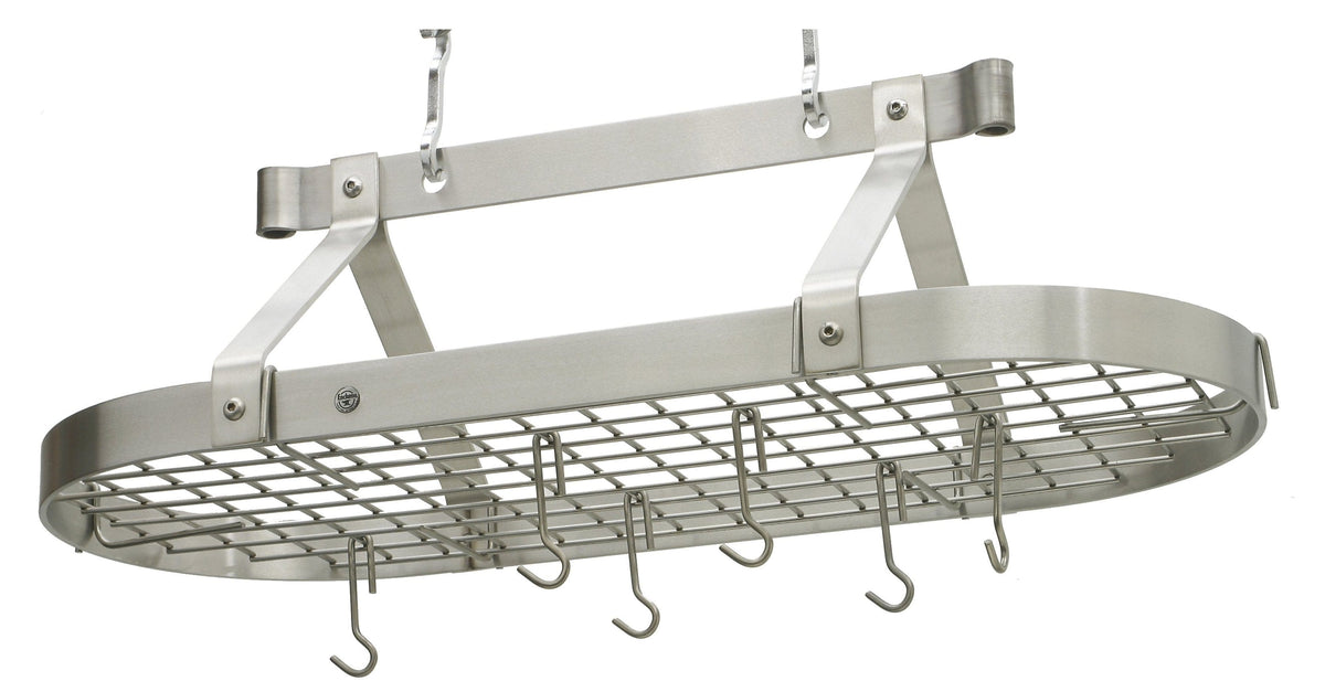 Enclume Oval Ceiling Pot Rack with Hooks