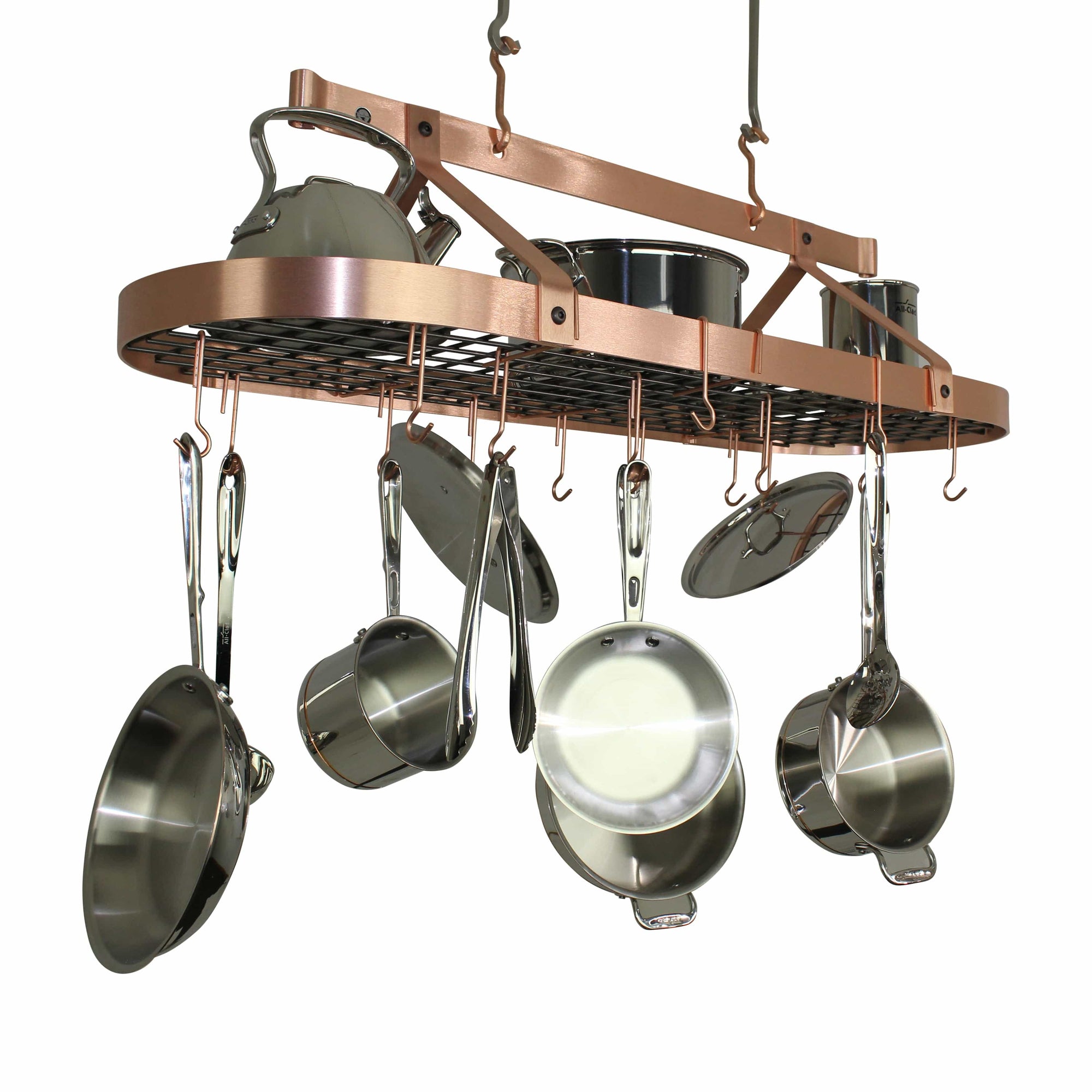 Enclume Oval Ceiling Pot Rack with Hooks