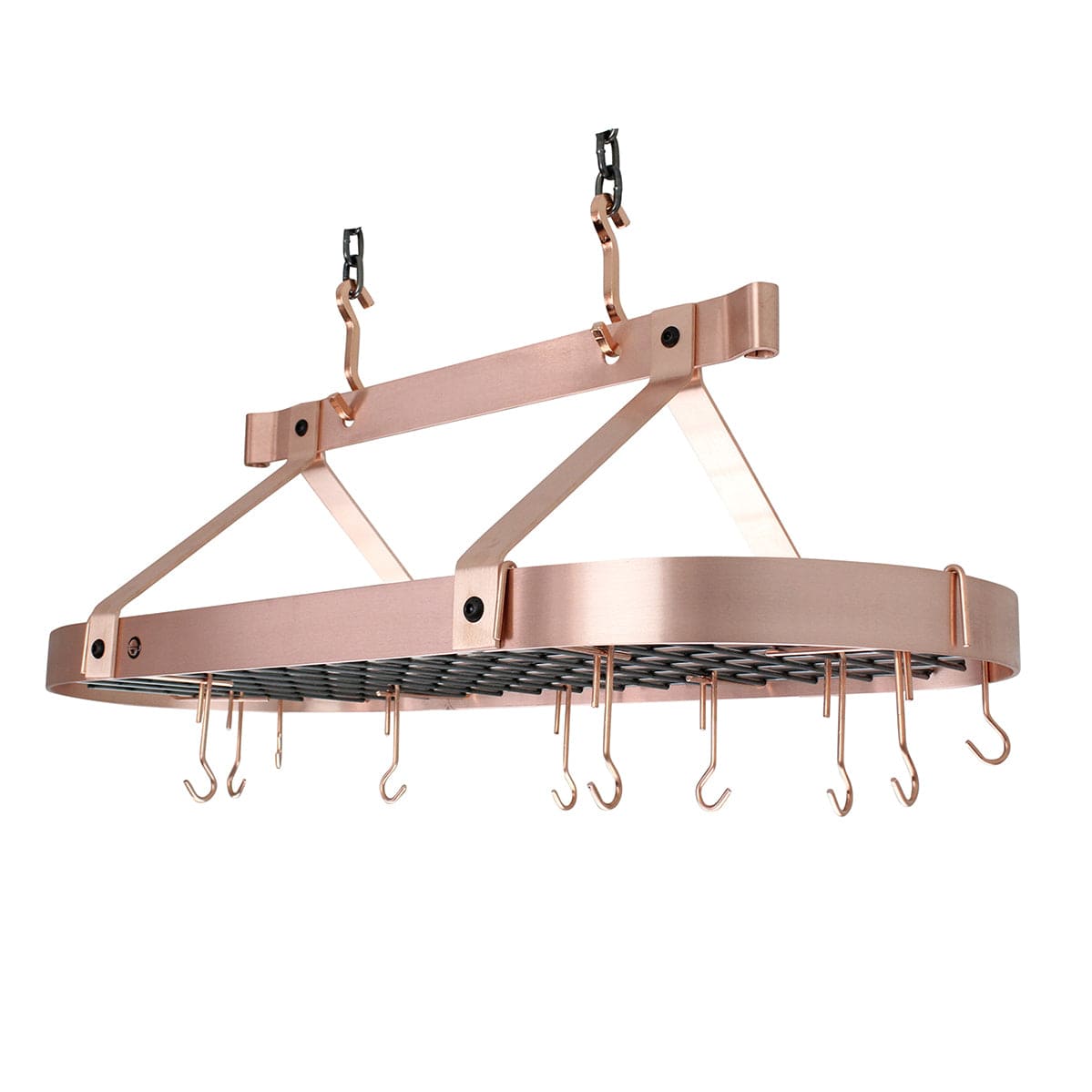 Enclume Oval Ceiling Pot Rack with Hooks