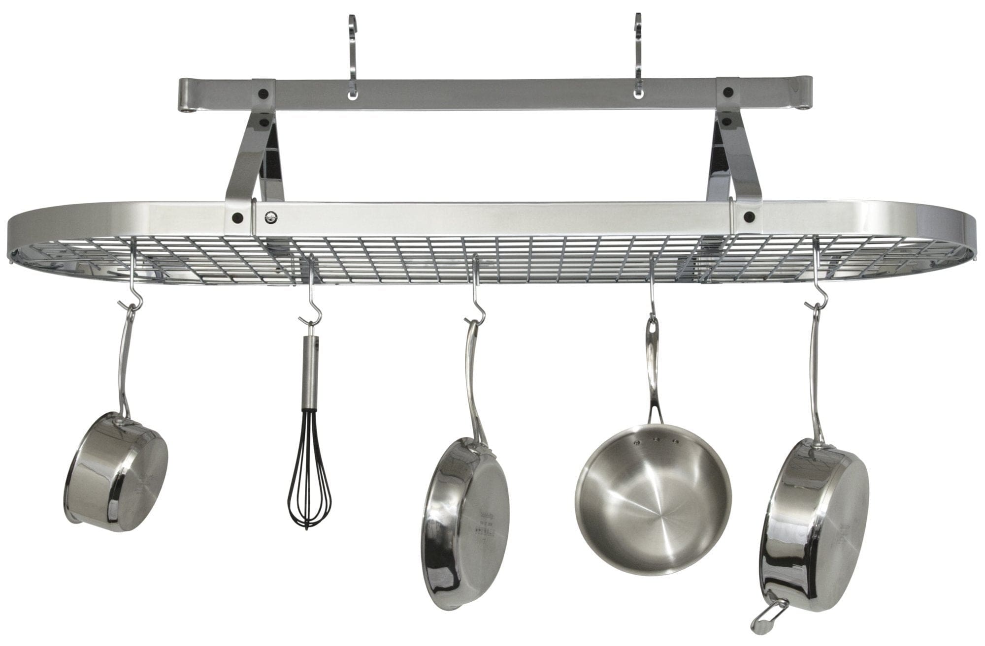 Enclume Oval Ceiling Pot Rack with Hooks