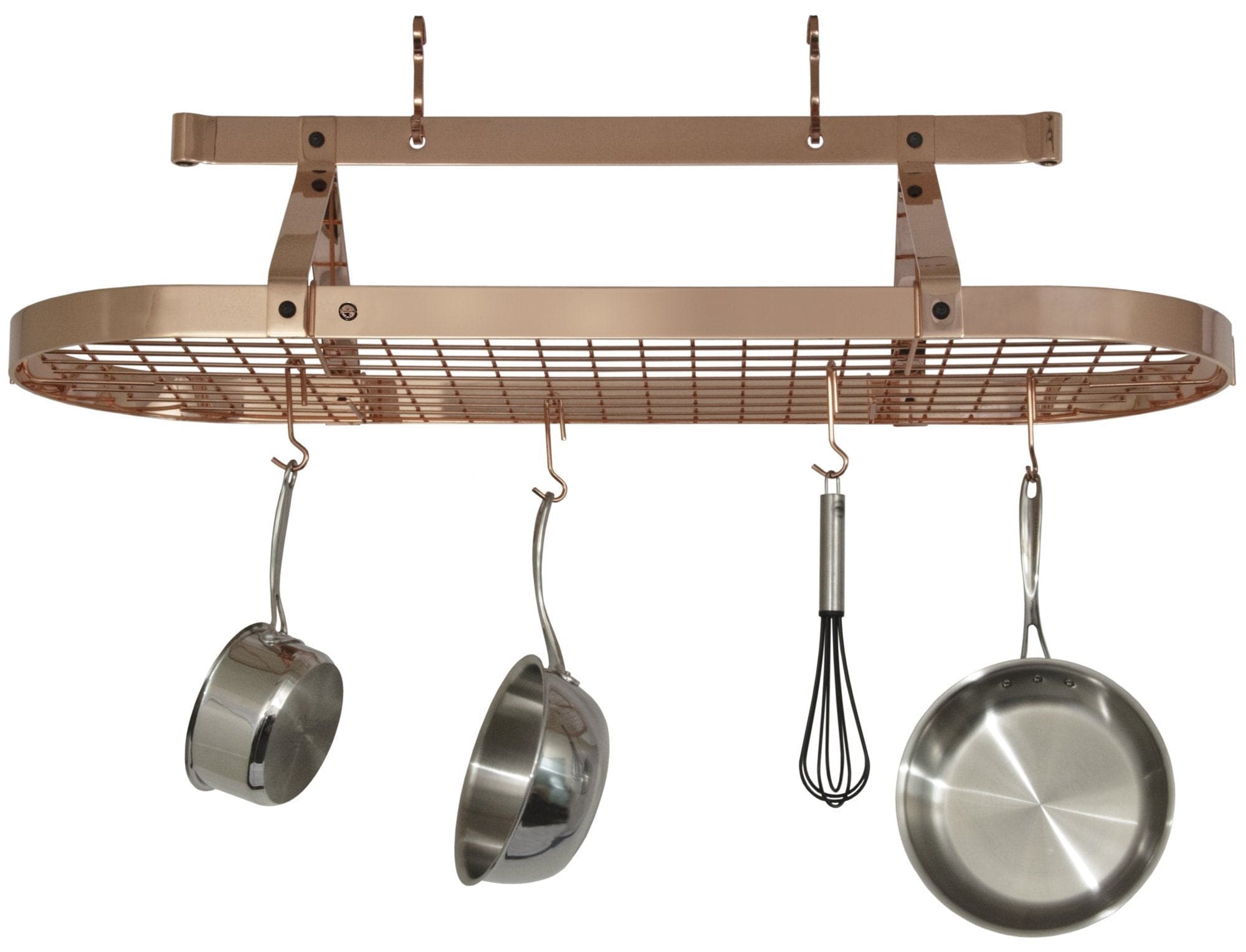 Enclume Oval Ceiling Pot Rack with Hooks