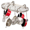 37" Low Ceiling Oval Pot Rack w/ 18 Hooks - Enclume Design Products