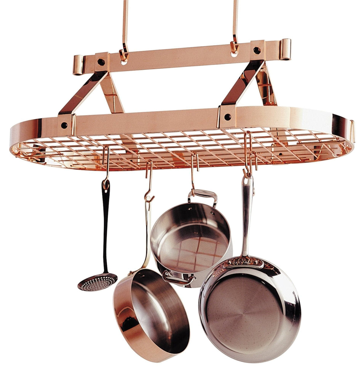 Oval Ceiling Rack Enclume - Oval Ceiling Pot Rack w/Hooks - Enclume Design Products
