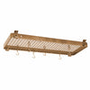 Enclume Handcrafted 36" Flush Mounted Ceiling Rack with 12 Hooks
