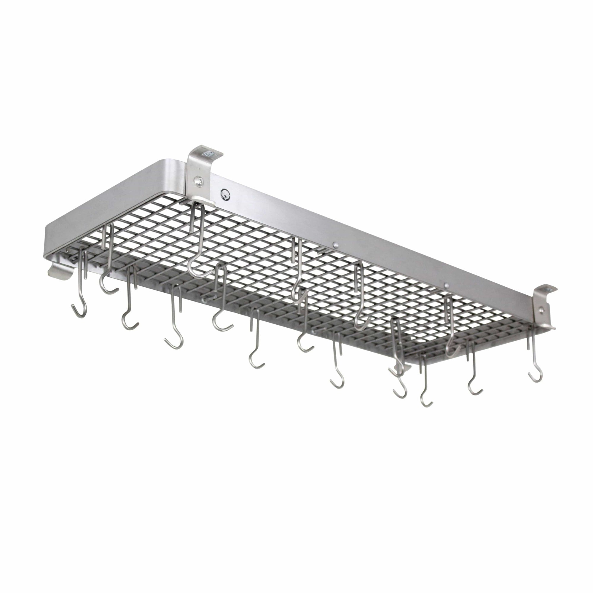 Enclume Handcrafted 36" Flush Mounted Ceiling Rack with 12 Hooks