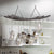 Reversible Arch Ceiling Pot Rack in Hammered Steel