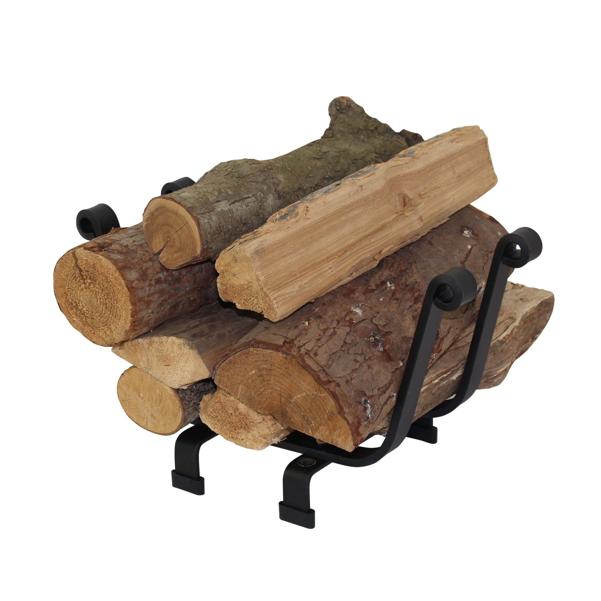 Enclume Premier Indoor and Outdoor Basket Fireplace Log Rack