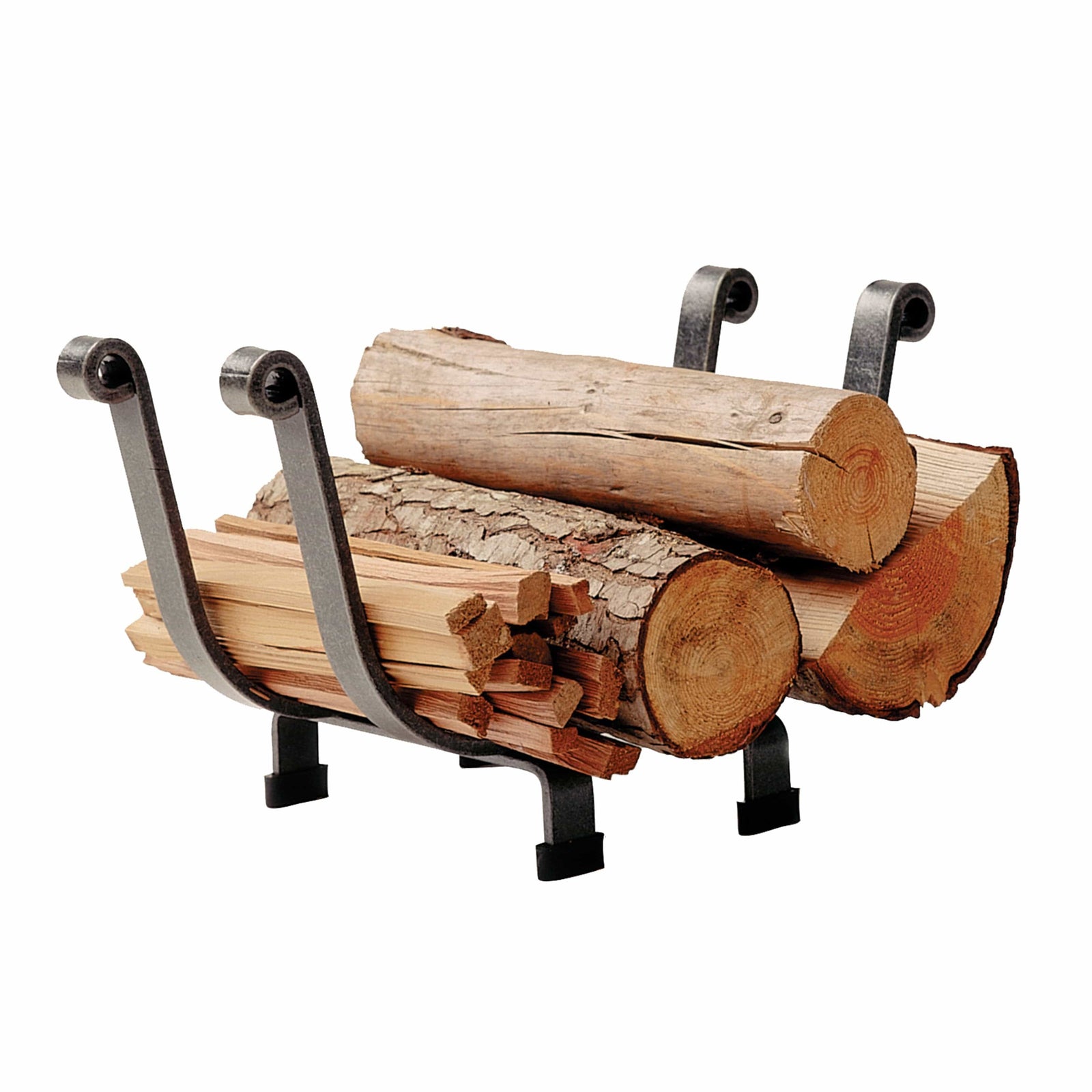 Enclume Premier Indoor and Outdoor Basket Fireplace Log Rack