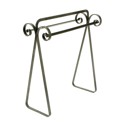 Enclume Scroll Quilt Rack in Hammered Steel