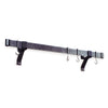 Professional Series Rolled End Bar w 4" Wall Brackets & Hooks - Enclume Design Products