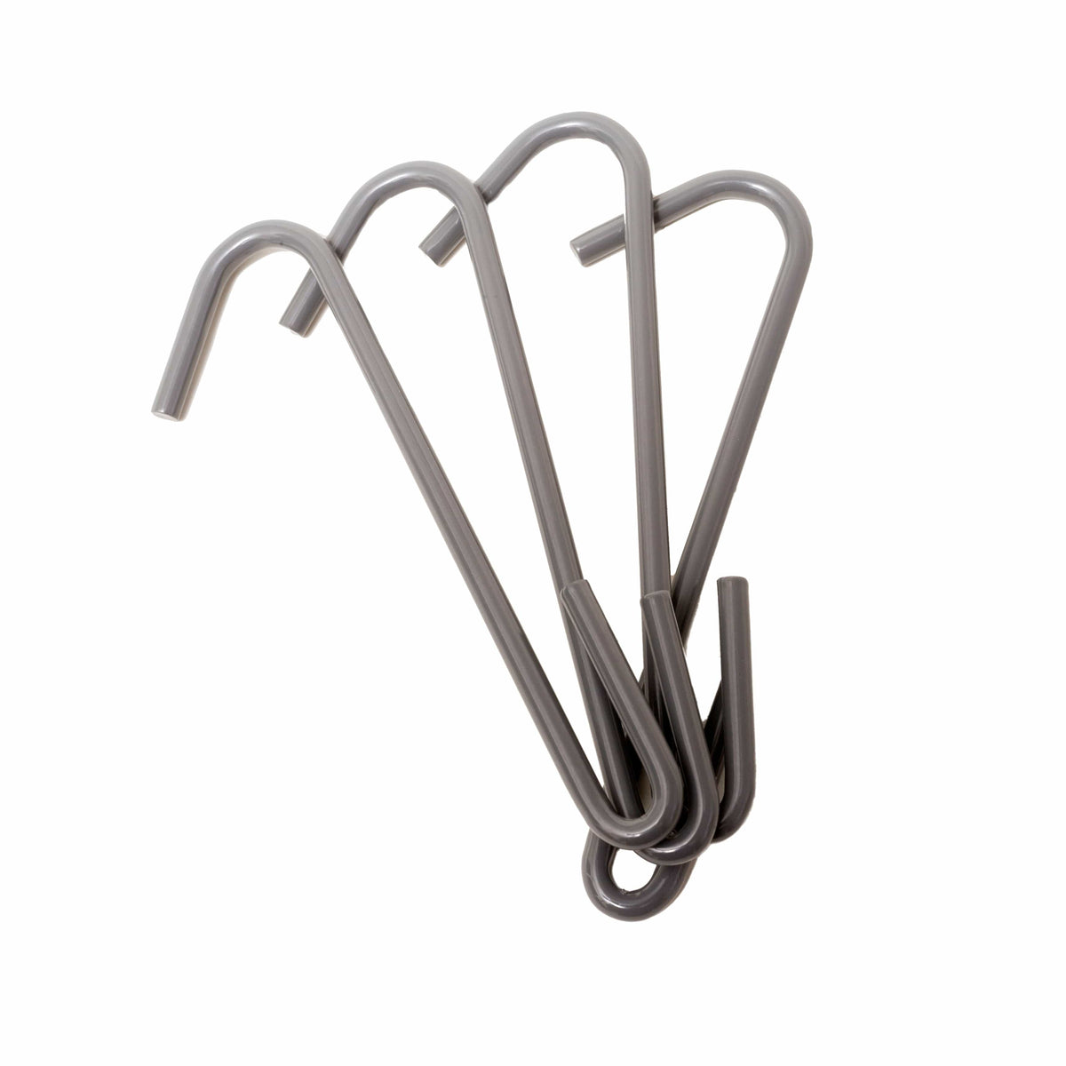 Rack it Up Pot Hooks 8 Pack in Steel Gray Hammertone