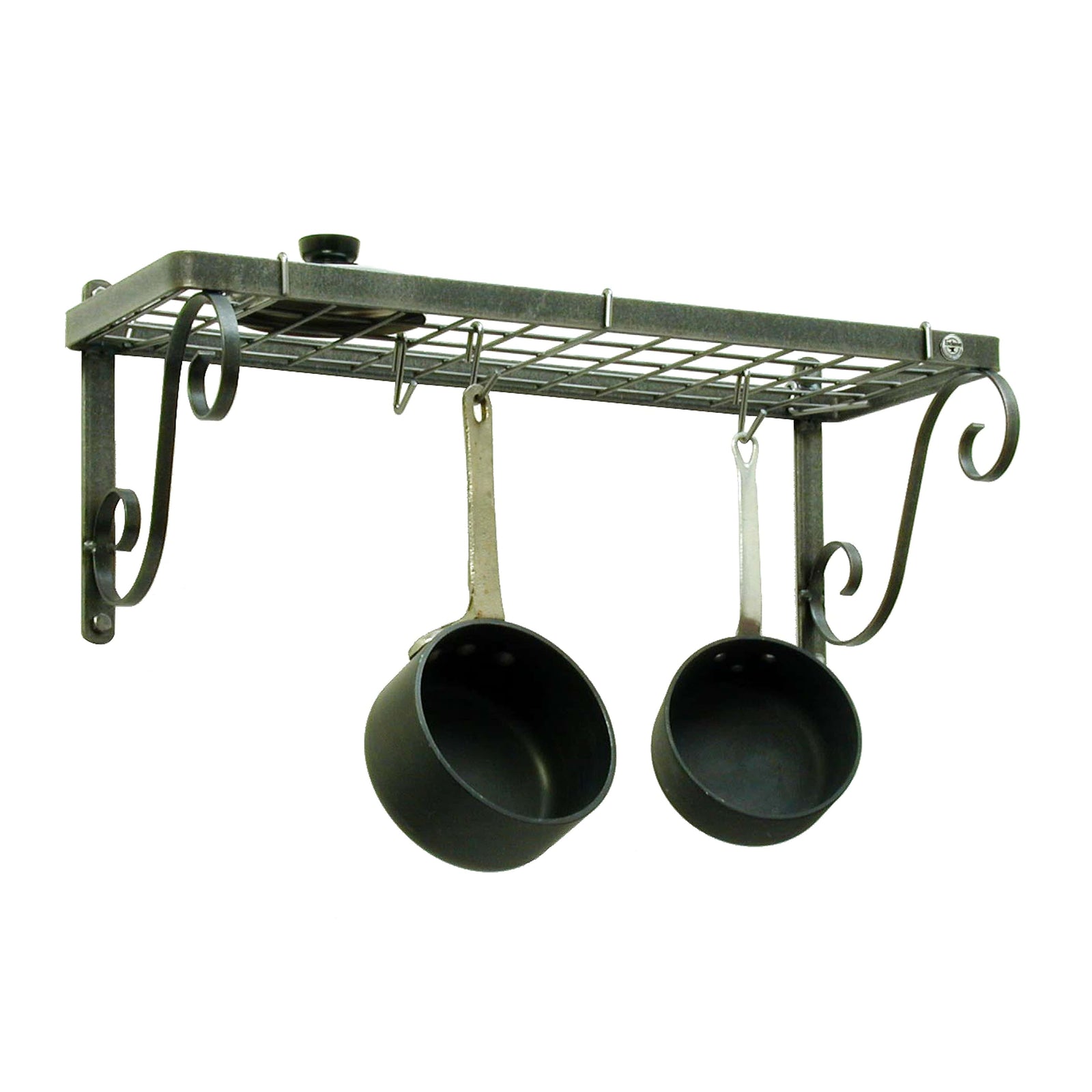 Enclume Scroll Arm Bookshelf Wall Rack