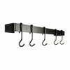 Enclume Handcrafted Wall Rack Utensil Bar w 6 Hooks, Bronze