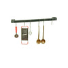 Professional Series Wall Rack Utensil Bar w/ 6 Hooks (18"to 30") - Enclume Design Products