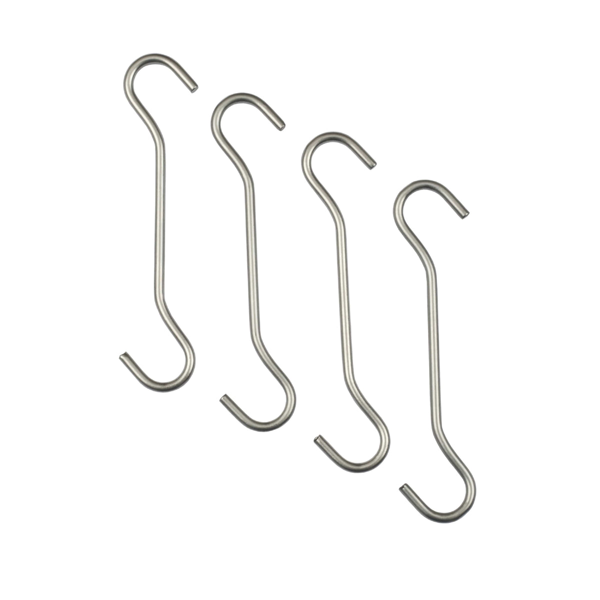 Clearance Hooks Rack It Up Extension Hooks 4 Pack Silver