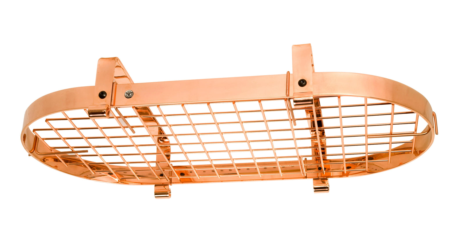 Enclume Ceiling 37" Low Ceiling Oval Pot Rack w/ 18 Hooks