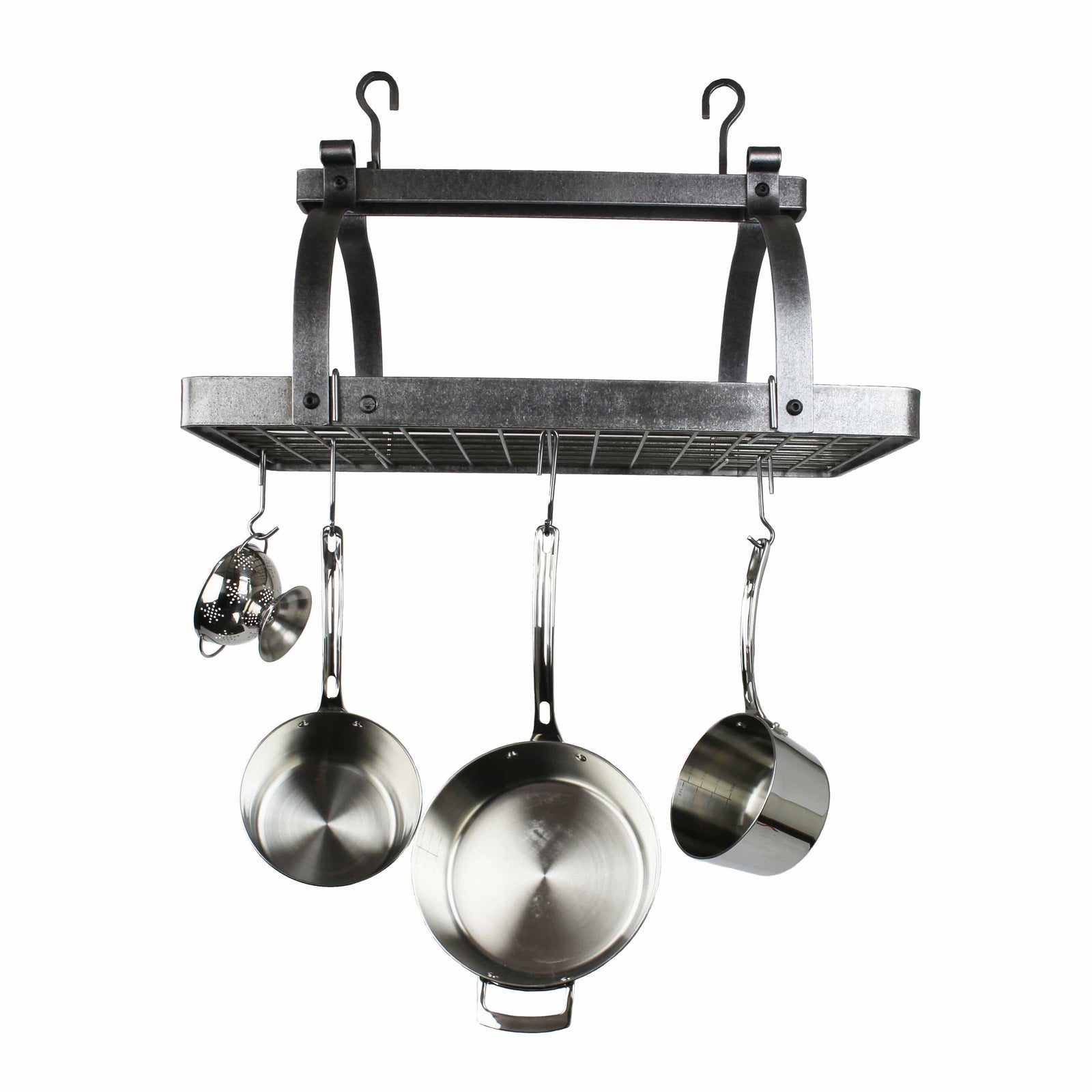 Enclume Ceiling Classic Rectangle Ceiling Pot Rack w/ 12 Hooks