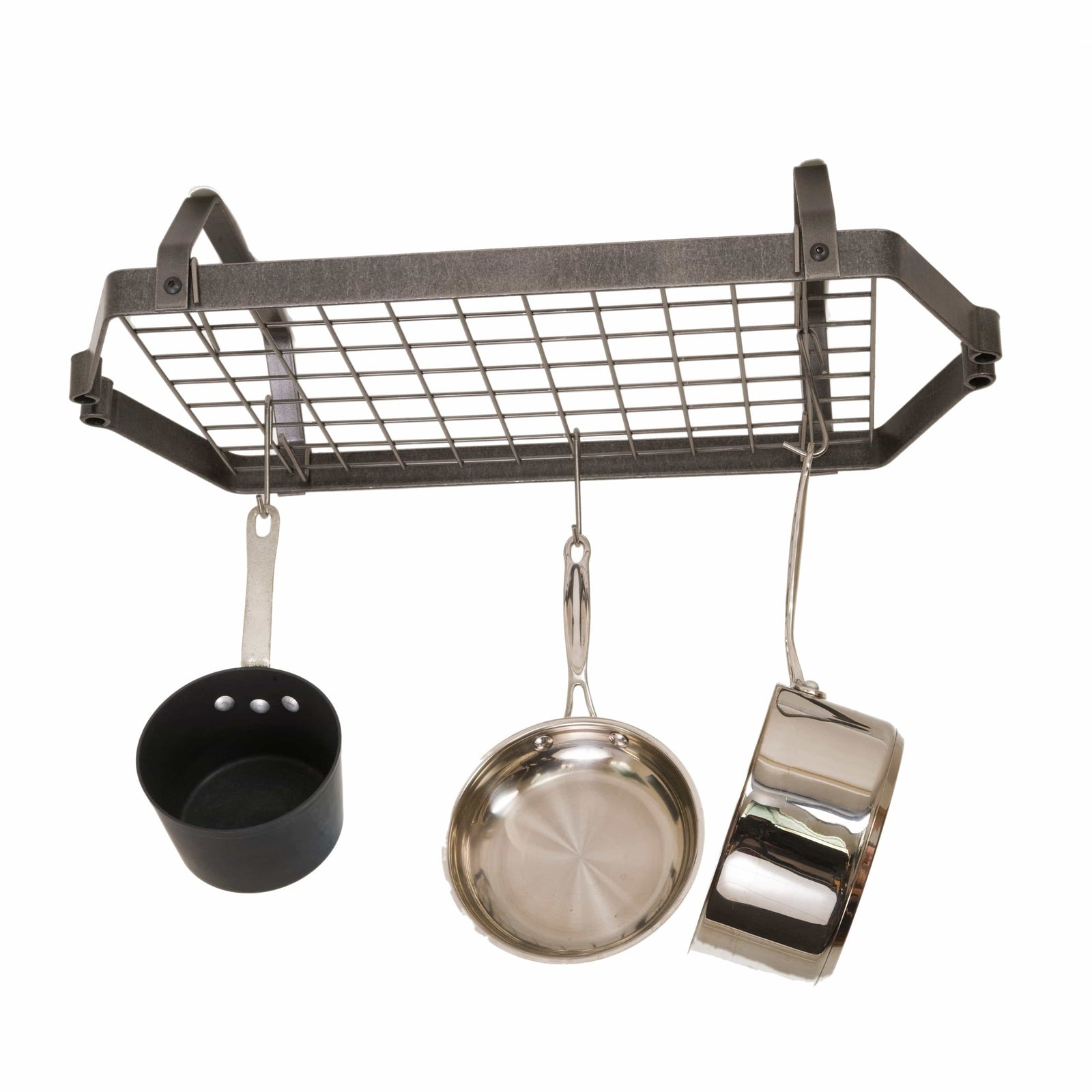 Enclume Ceiling Low-Ceiling Retro Rectangle Pot Rack w/ 12 Hooks