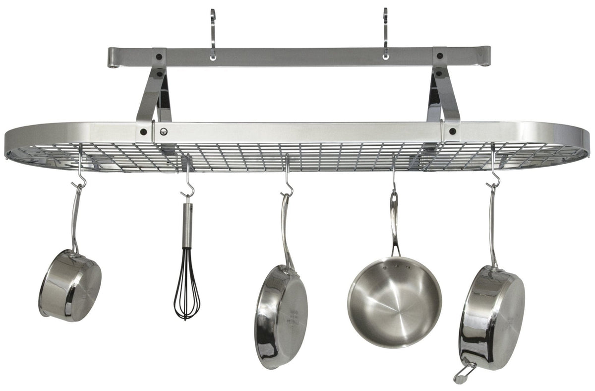 Enclume Ceiling Oval Ceiling Pot Rack w/Hooks