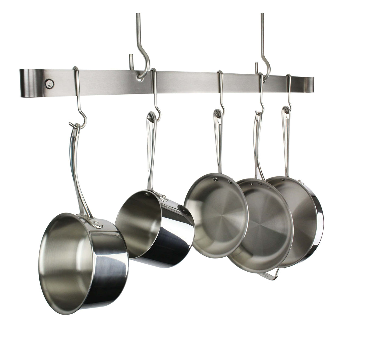Enclume Ceiling Stainless Steel / 48" Professional Series Offset Hook Ceiling Bar (36", 48", 60")