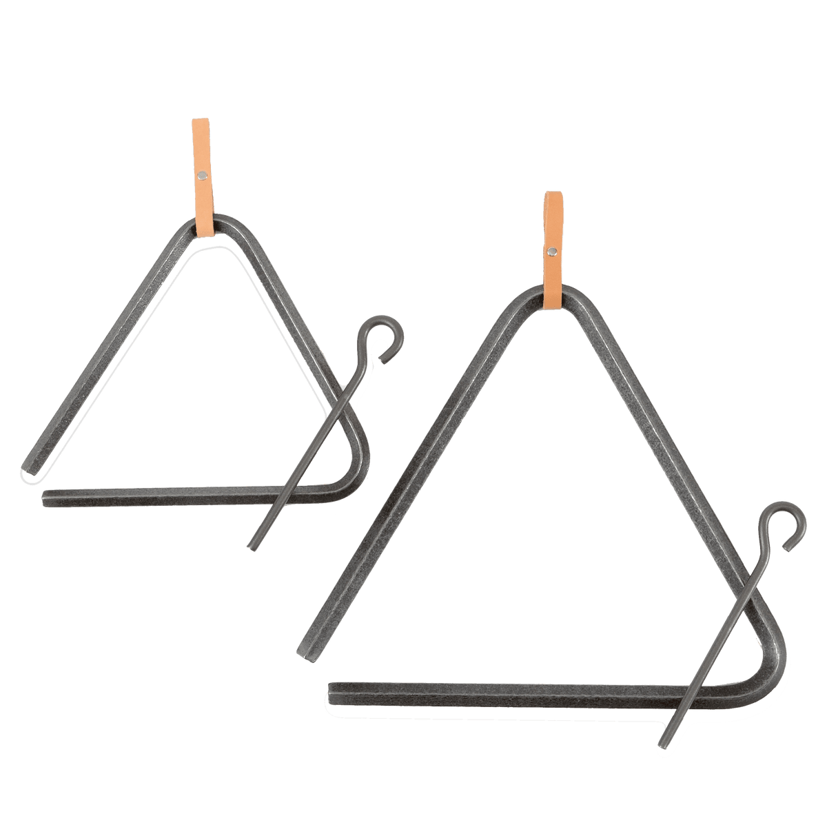 Enclume Dinner Triangle 10" Authentic Western Dinner Triangle Hammered Steel