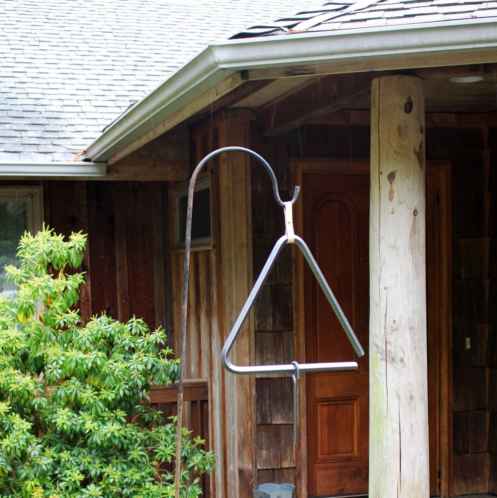 Enclume Dinner Triangle Authentic Western Dinner Triangle Hammered Steel