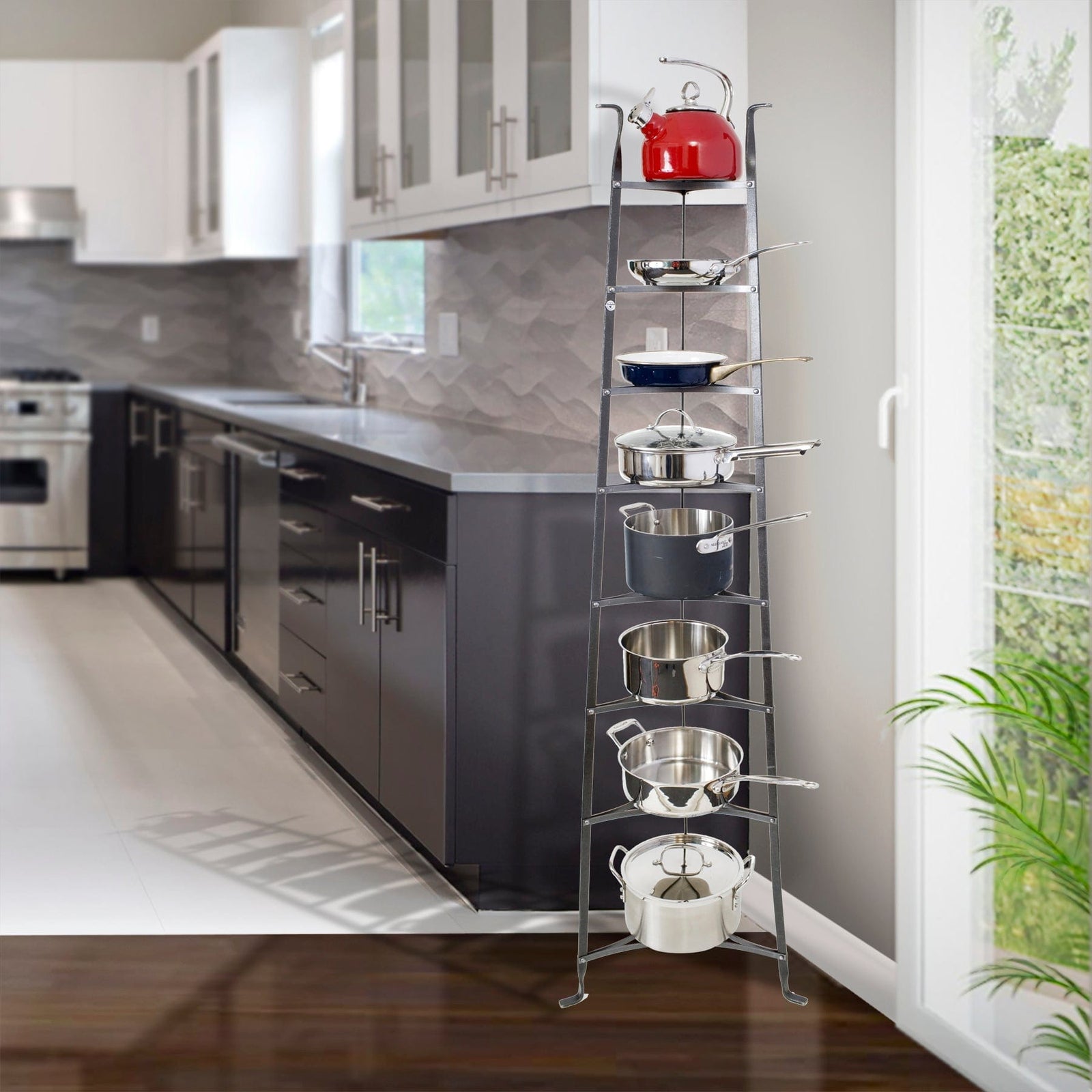 Enclume Floor 8-Tier Gourmet Cookware Stand (Assembled)