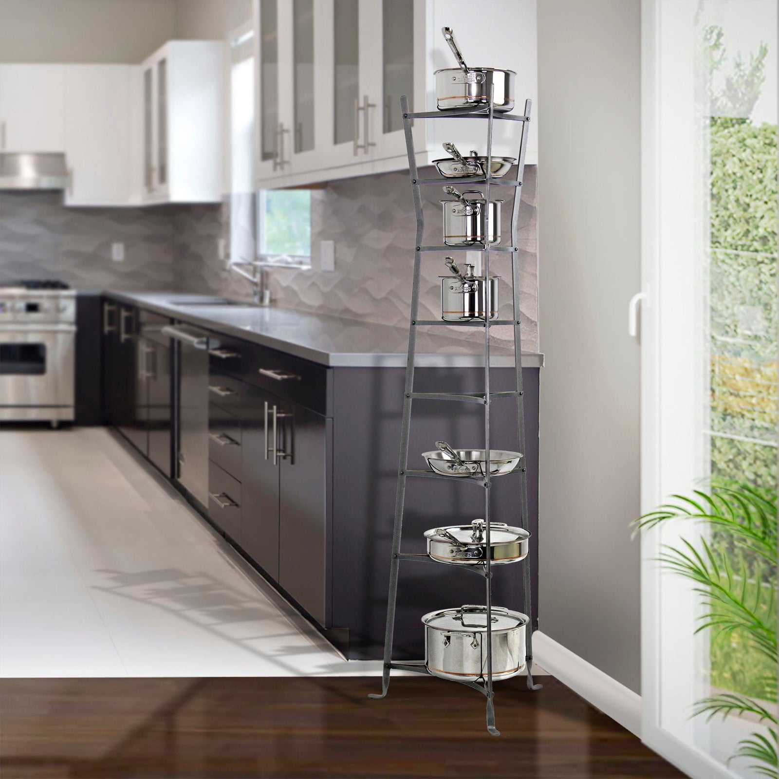 Enclume Floor 8-Tier Gourmet Cookware Stand (Assembled)