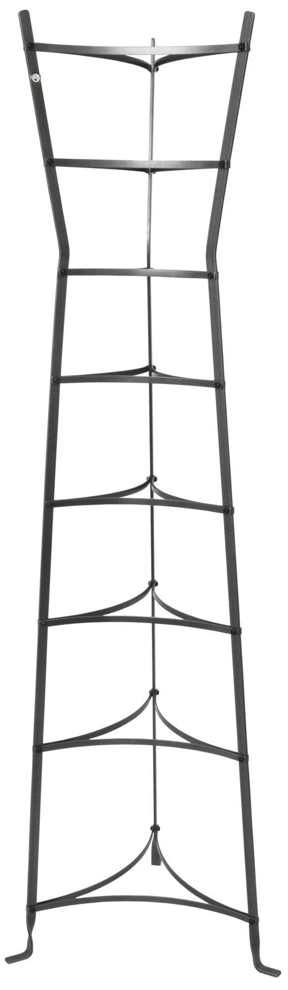 Enclume Floor 8-Tier Gourmet Hourglass Cookware Stand Hammered Steel