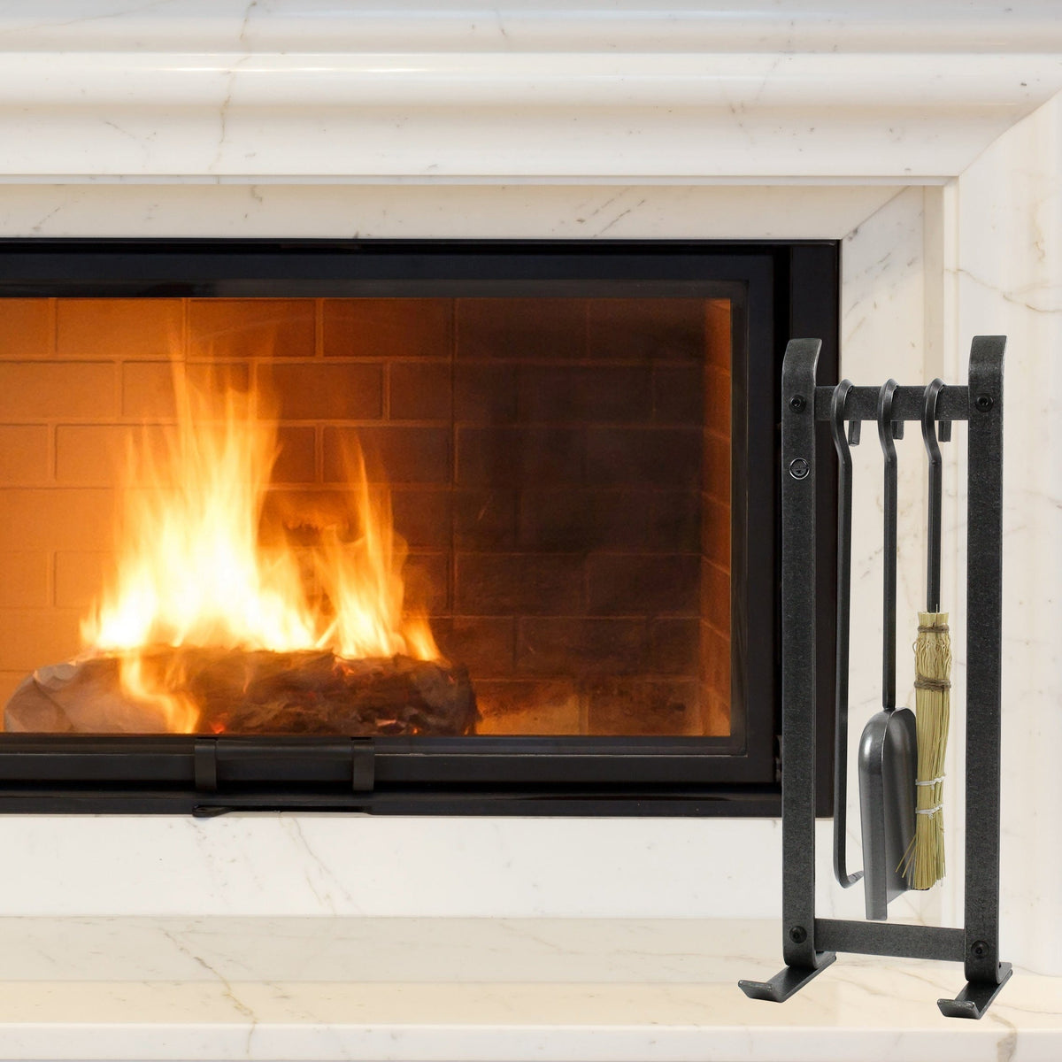 Enclume Floor Country Home Fireplace Tool Set