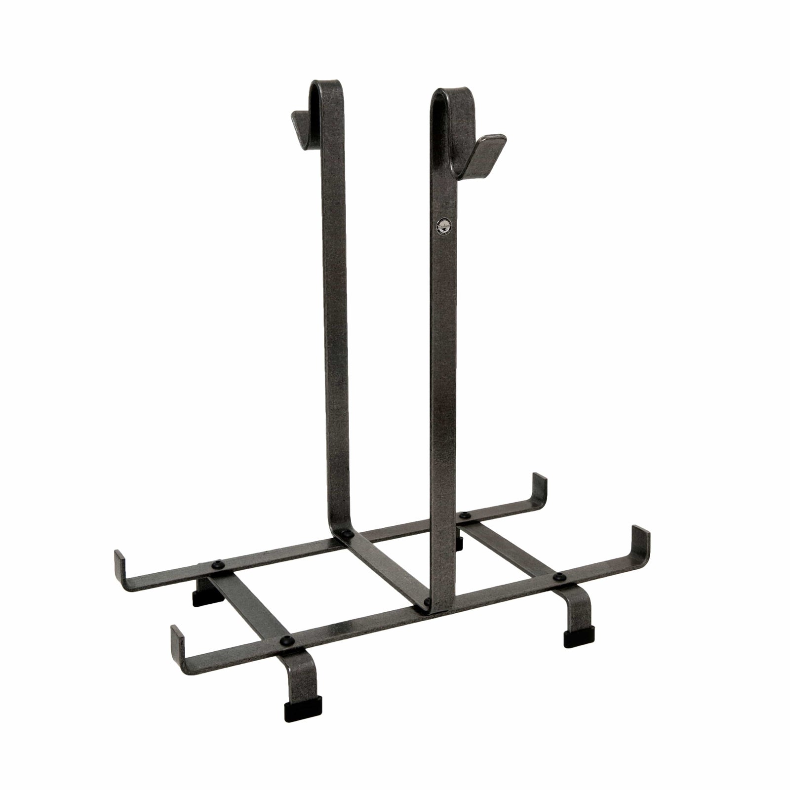 Enclume Floor Fireplace Log Rack Only Hammered Steel (for Carrier Bag)