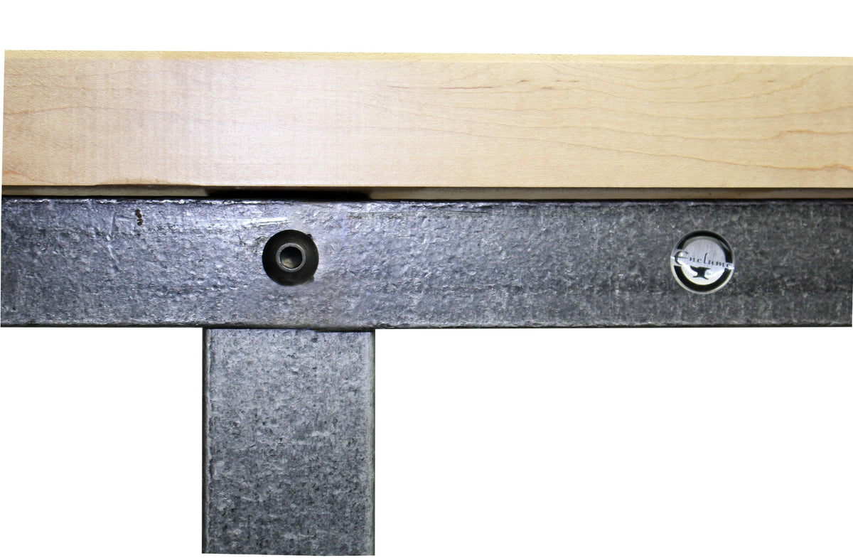 Enclume Floor Gourmet Island Hammered Steel