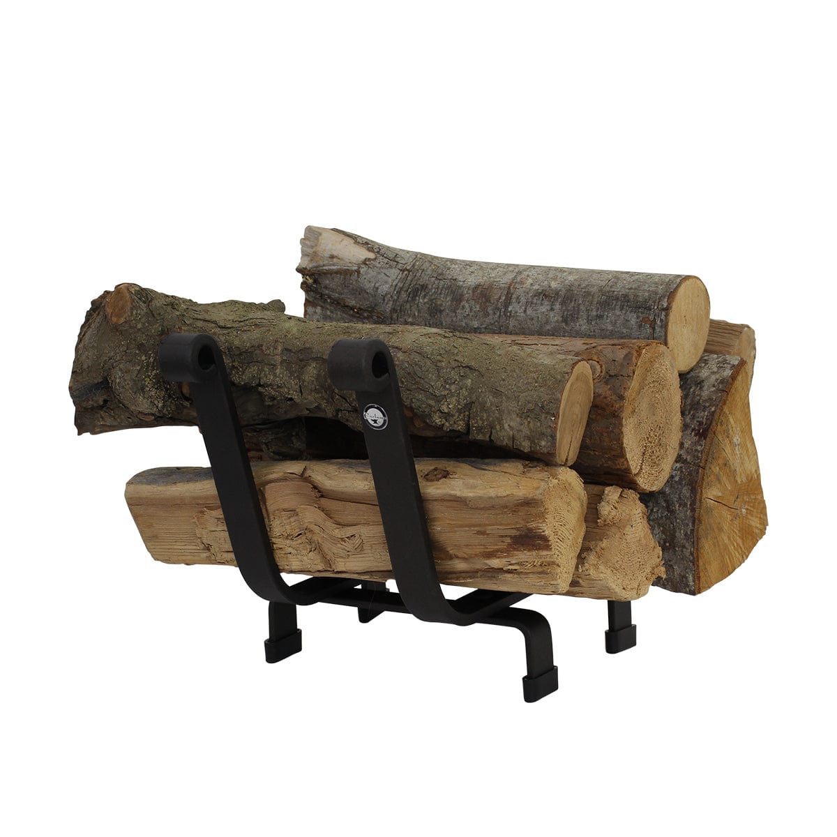 Enclume Floor Premier Indoor/Outdoor Basket Fireplace Log Rack - Oil Rubbed Bronze