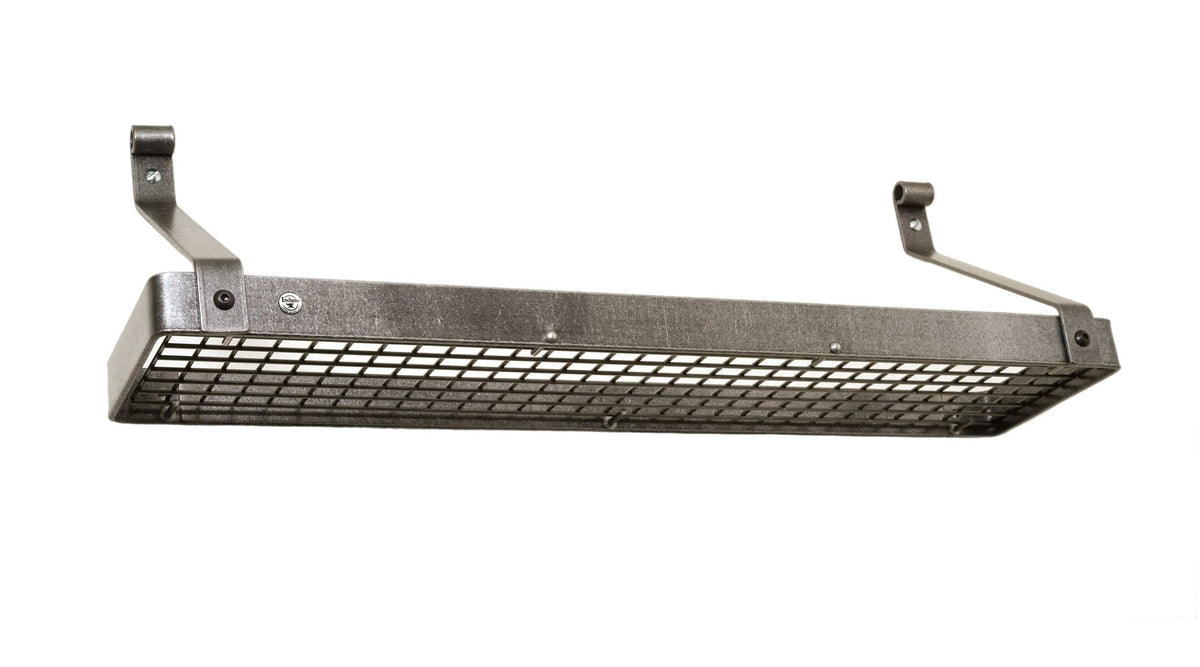 Enclume Wall 30" Gourmet Bookshelf Wall Rack w/ 12 Hooks