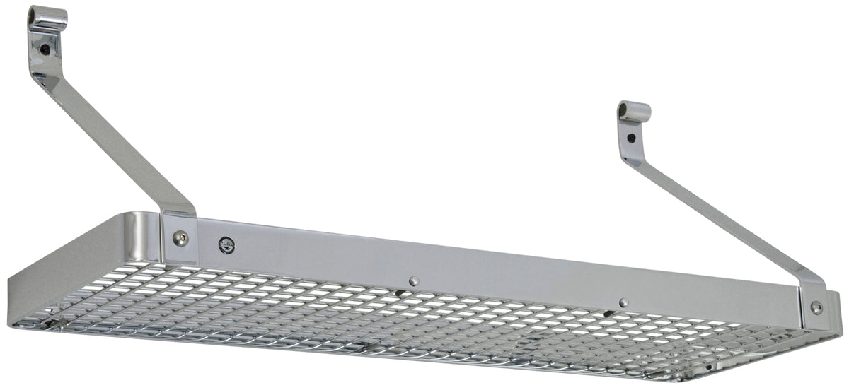 Enclume Wall 36" Gourmet Deep Bookshelf Wall Rack w/ 12 Hooks