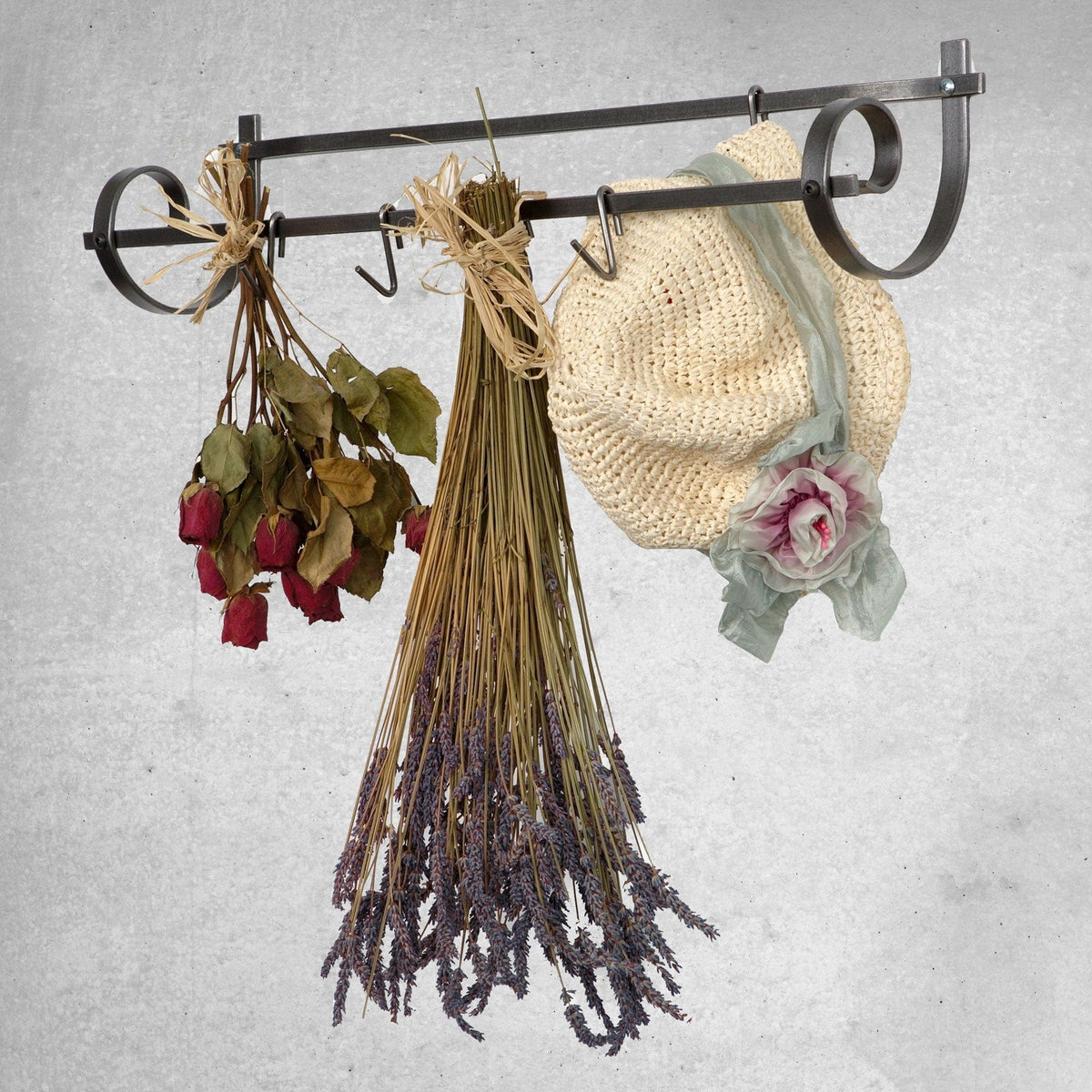 Enclume Wall Decor Utensil Wall Rack Hammered Steel