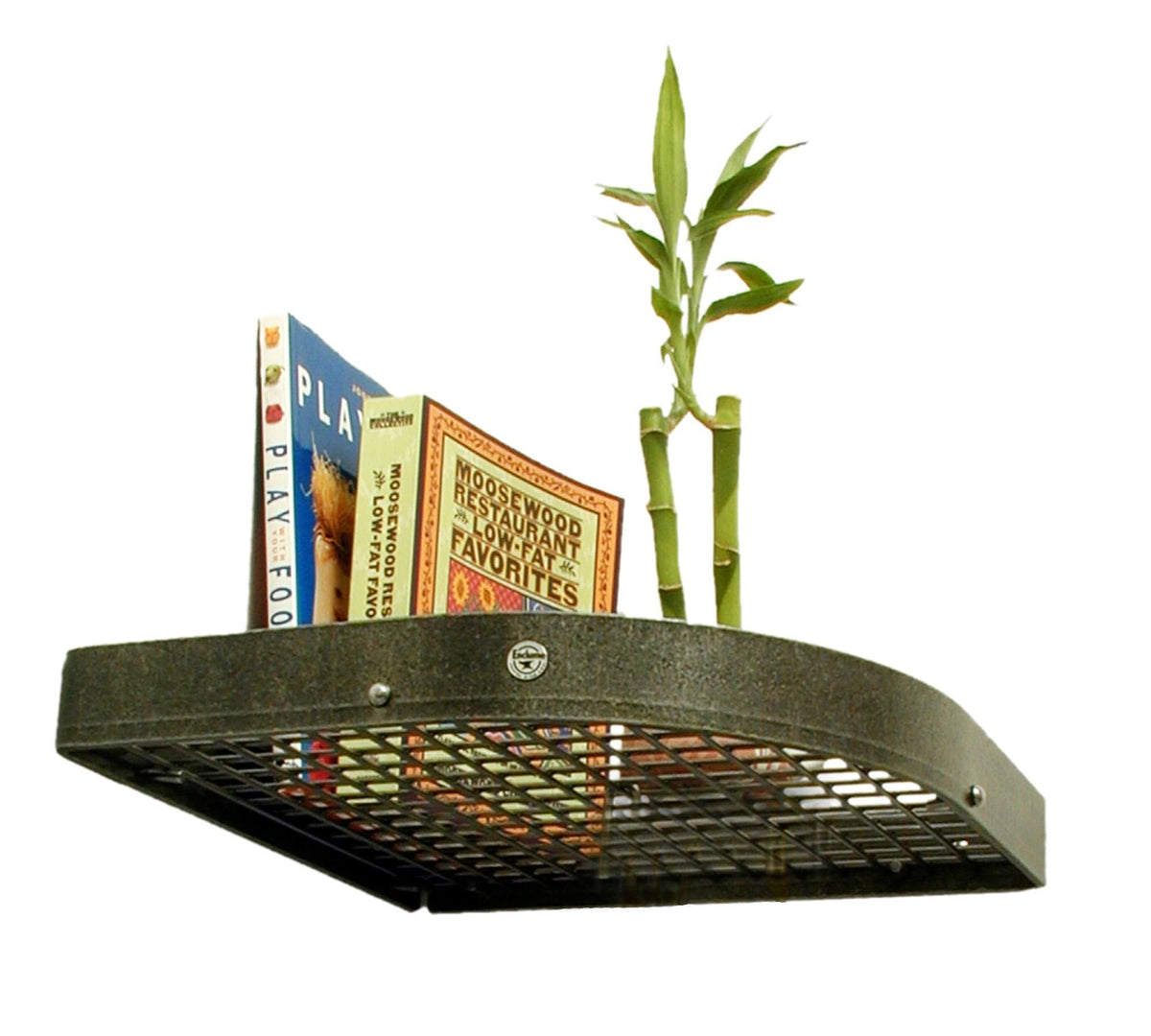 Enclume Wall Hammered Steel / 12.5" Corner Wall Rack