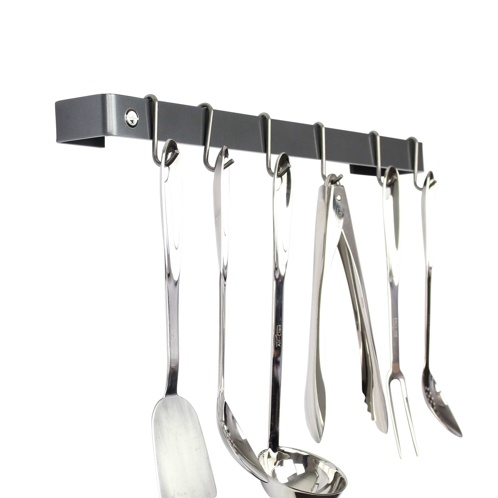 Enclume Wall Handcrafted Classic Utensil Bar w 6 Hooks