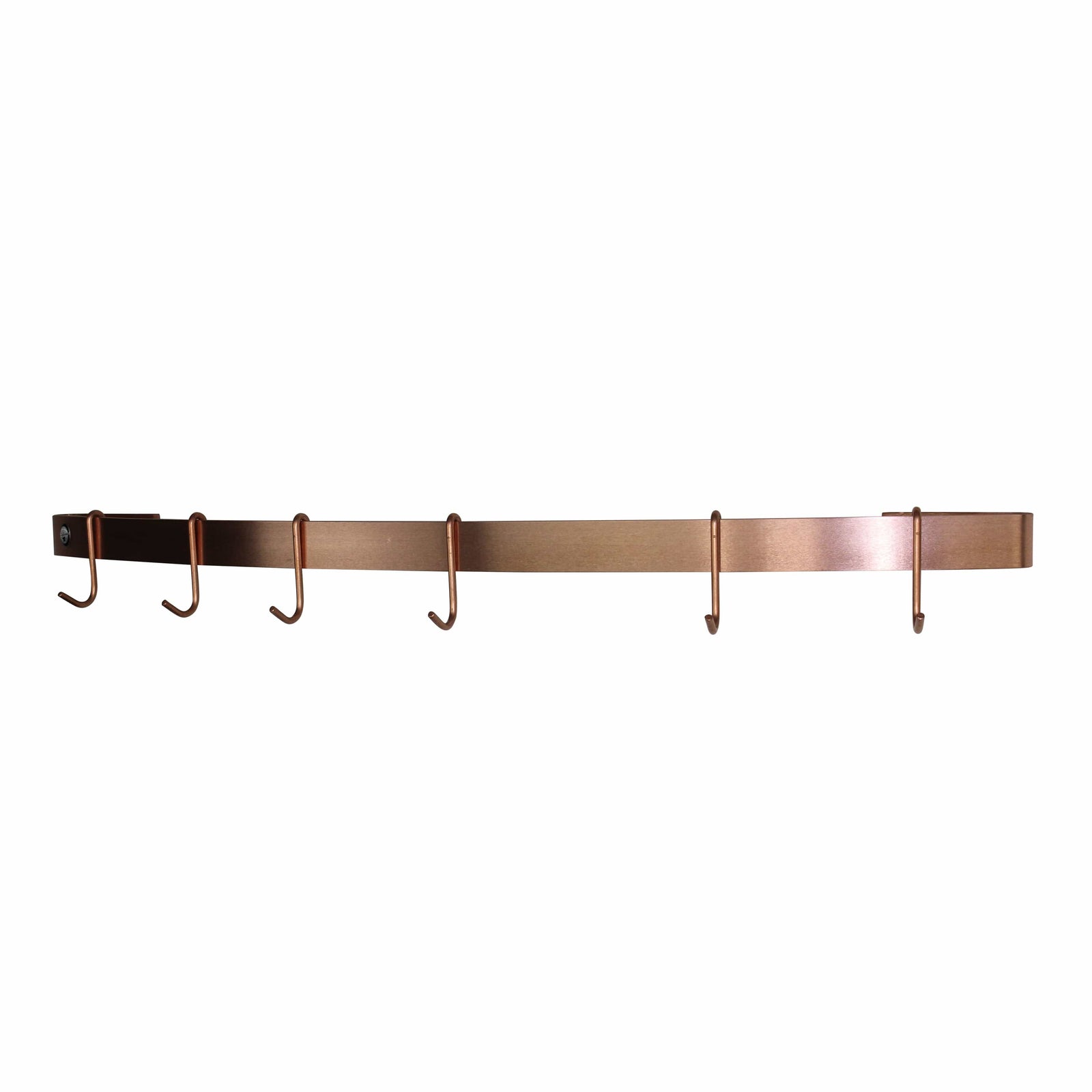 Enclume Wall Handcrafted Curved Wall Rack Utensil Bar w 6 Hooks