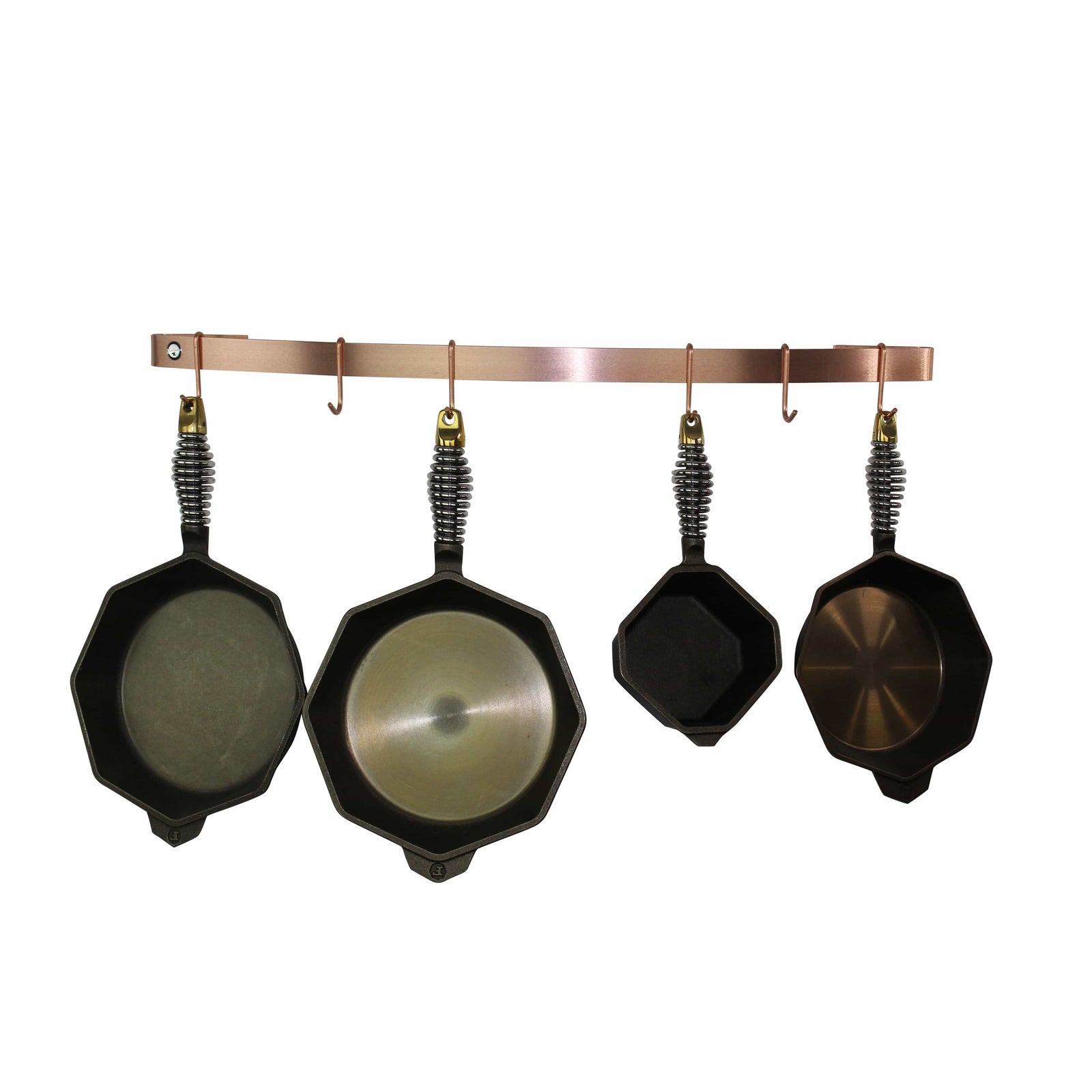 Enclume Wall Handcrafted Curved Wall Rack Utensil Bar w 6 Hooks