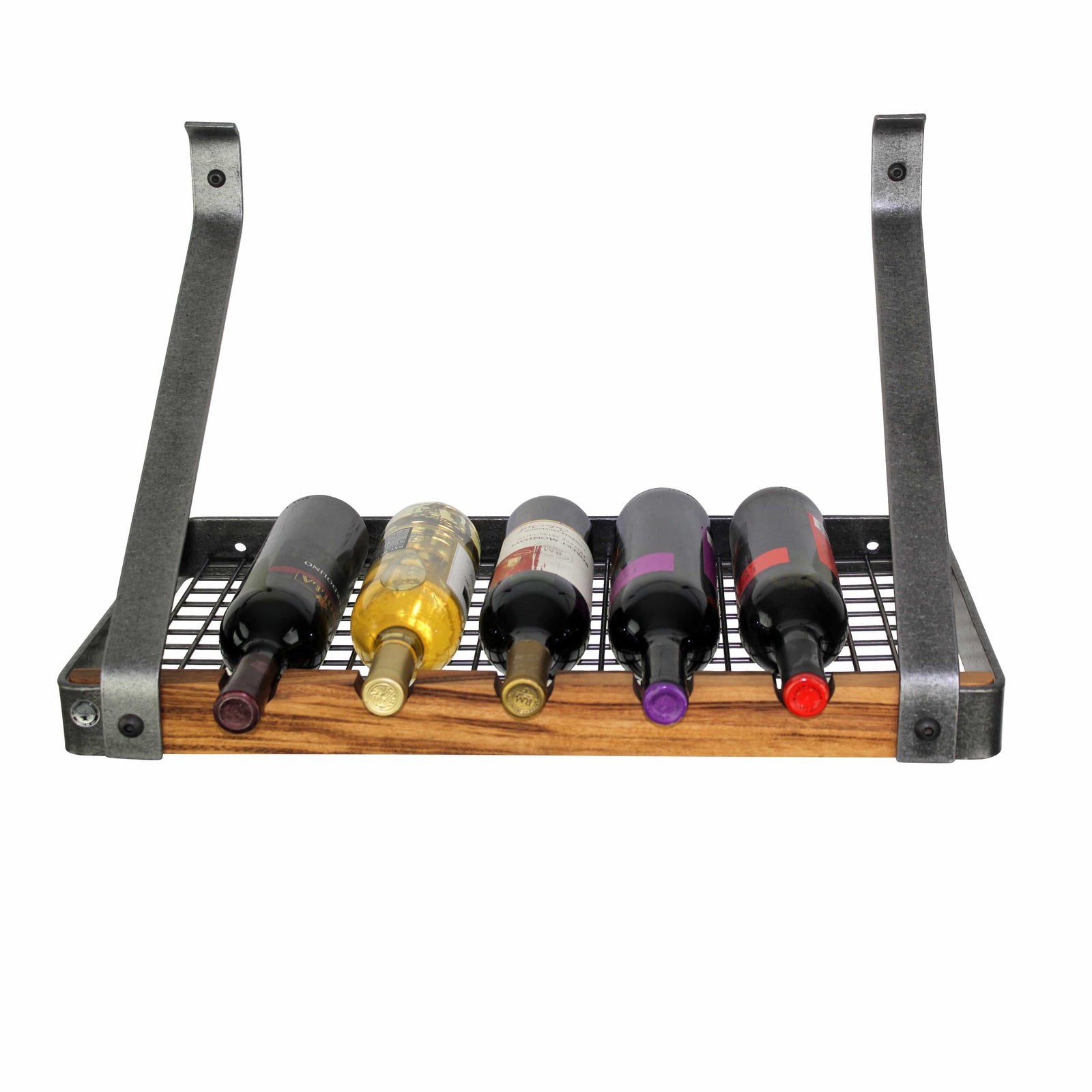 Enclume Wall Signature Bookshelf Wine Rack w/Tigerwood (24", 30", 36")