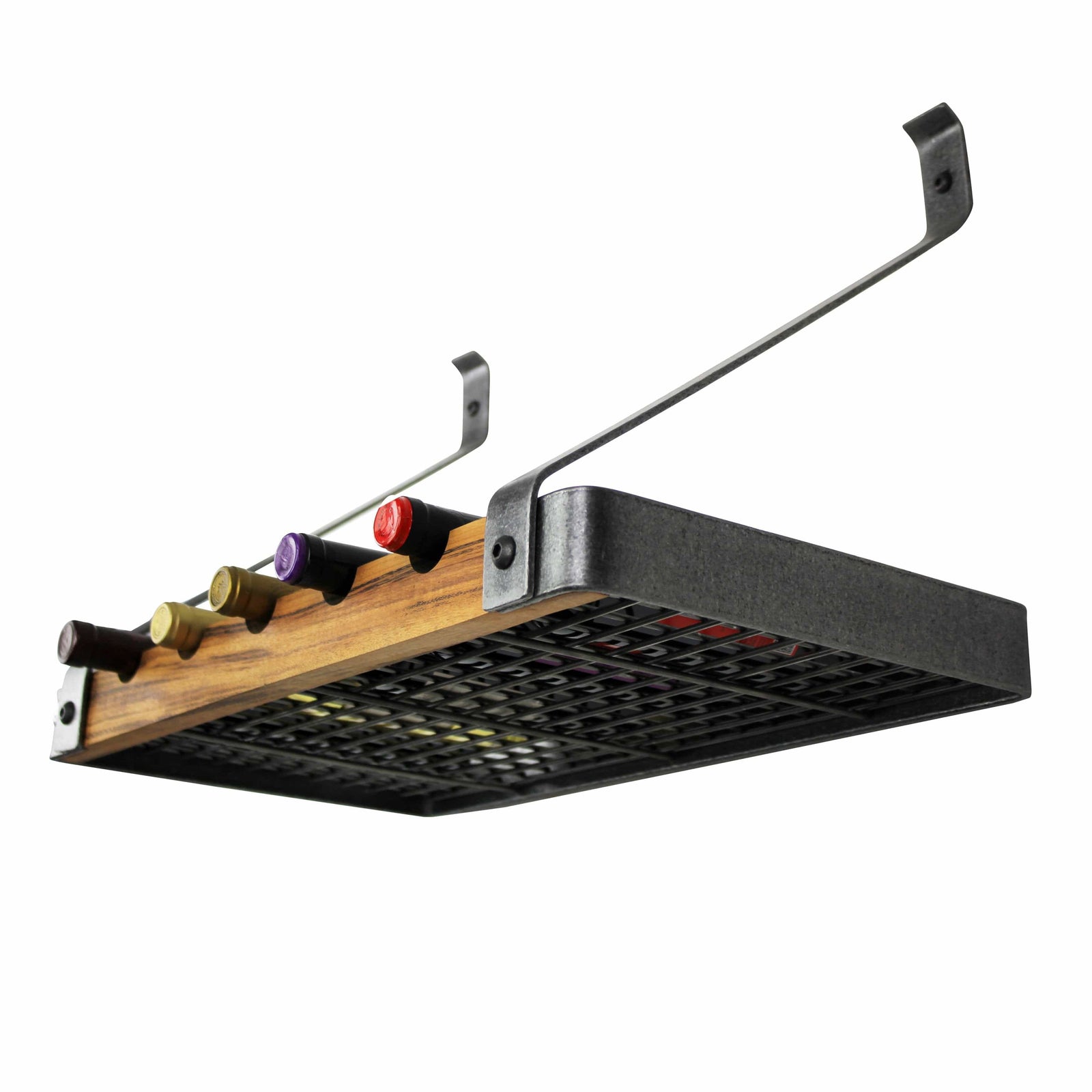 Enclume Wall Signature Bookshelf Wine Rack w/Tigerwood (24", 30", 36")