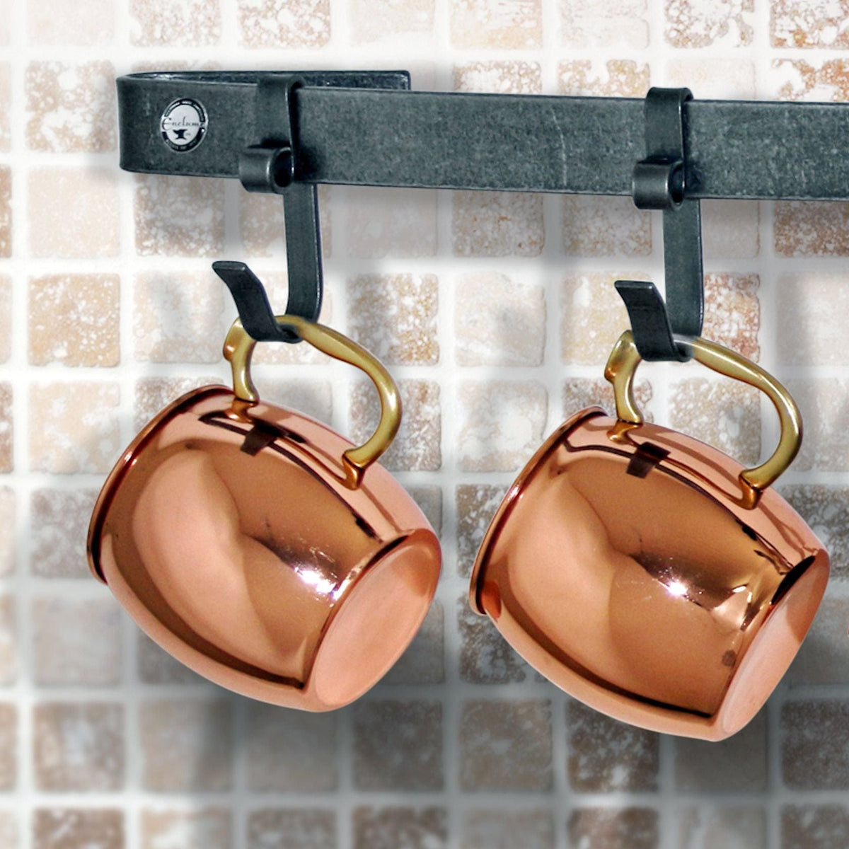Rack It Up Hooks Mug Hooks 4 Pack Hammered Steel